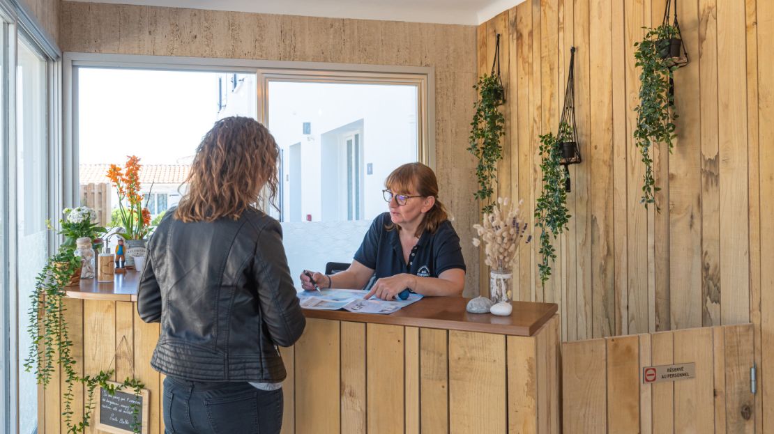 Réception hôtel Esperanza Noirmoutier