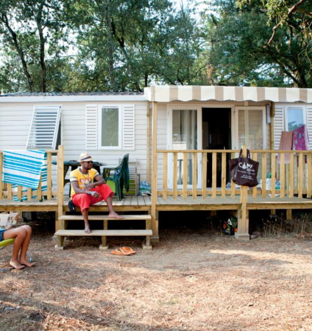 Mobil-home Famille camping Signol