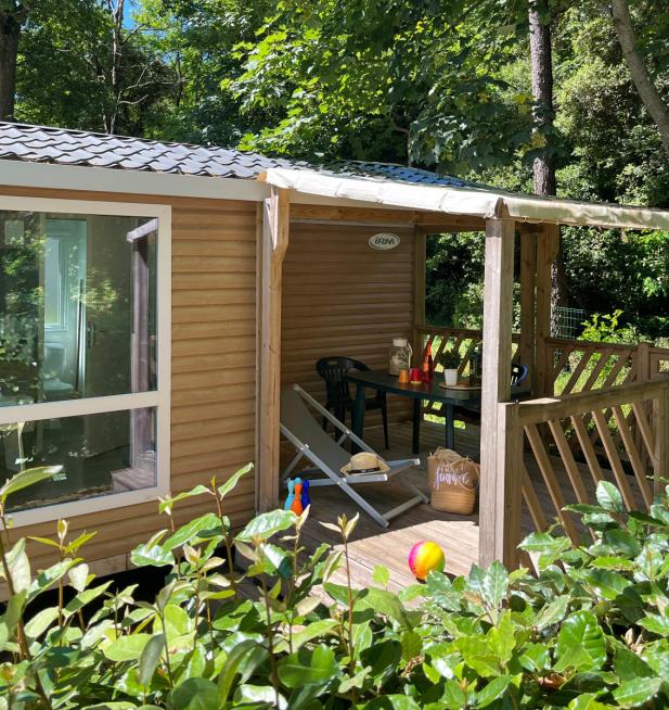Mobil-home Loggia camping Le Petit Rocher