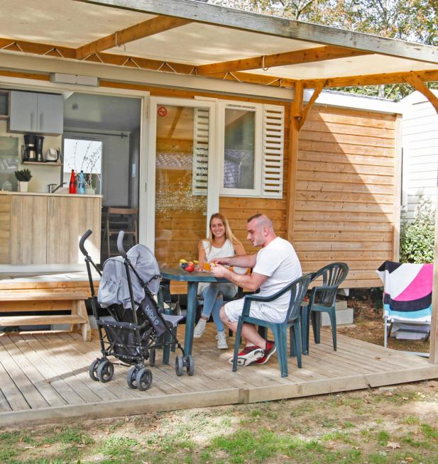Mobil-home Riviera camping Le Petit Rocher