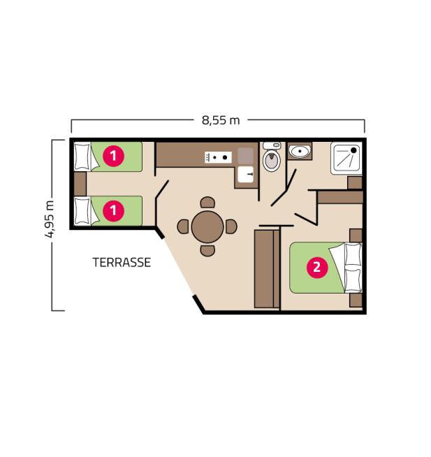 Plan chalet Horizon camping Signol