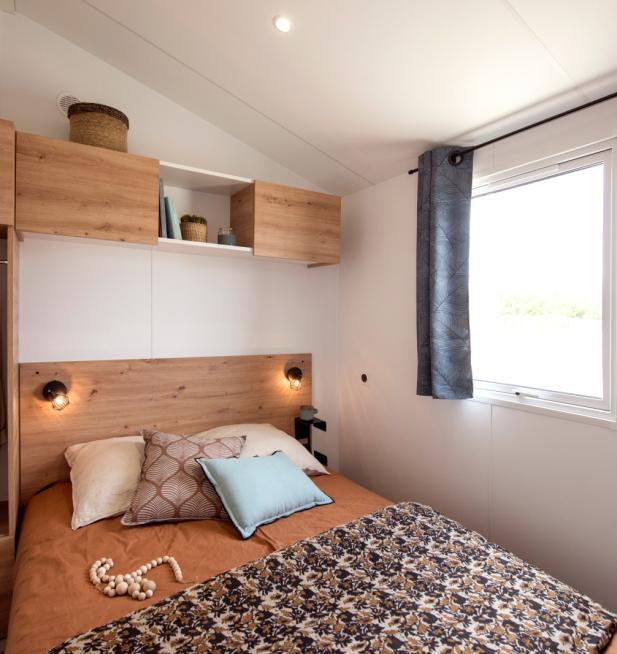 Chambre parents mobil-home Génération
