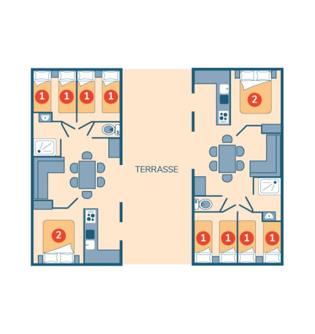 Mobil-home Tribu Clim Camping Signol