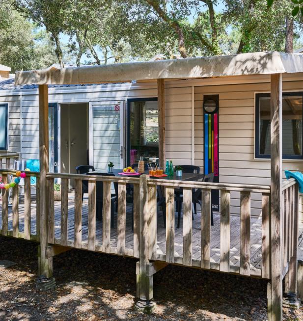 Mobil-home Famille camping Signol
