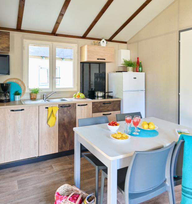 Chalet Vanille camping Les Chalands Fleuris
