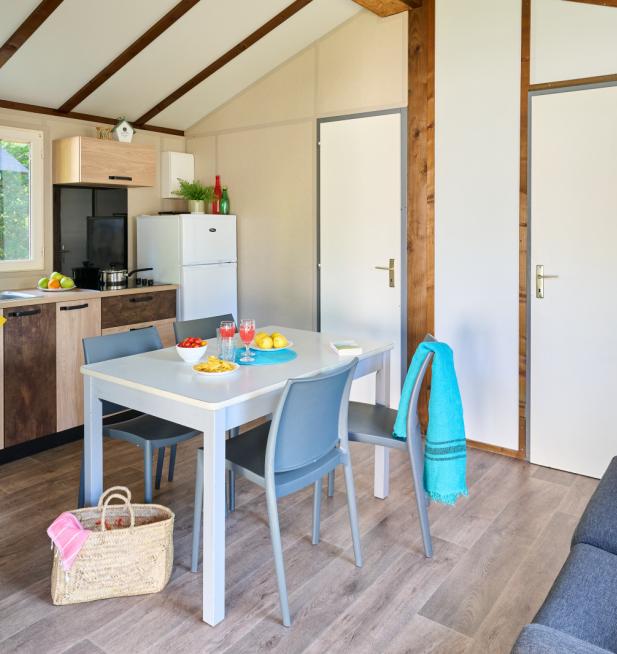 Chalet Vanille camping Les Chalands Fleuris