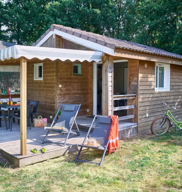 Chalet Vanille camping Les Chalands Fleuris
