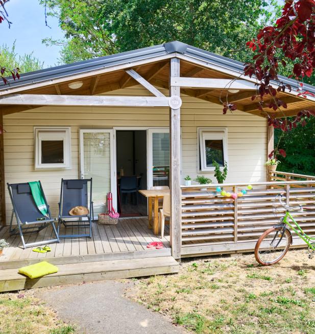 Chalet Grand Large camping Les Chalands Fleuris