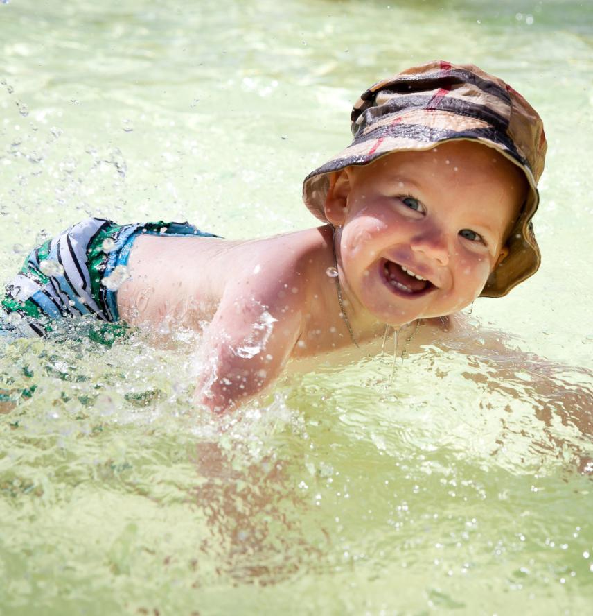 Vacances en camping avec bébé