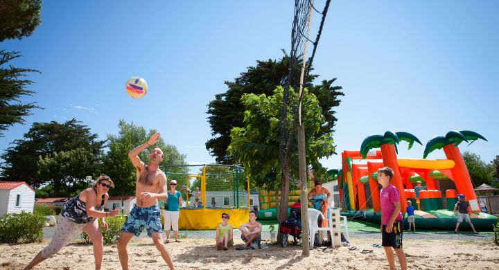 Beach volley camping Les Peupliers
