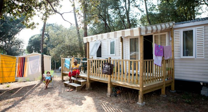 Mobil-home Famille camping Signol