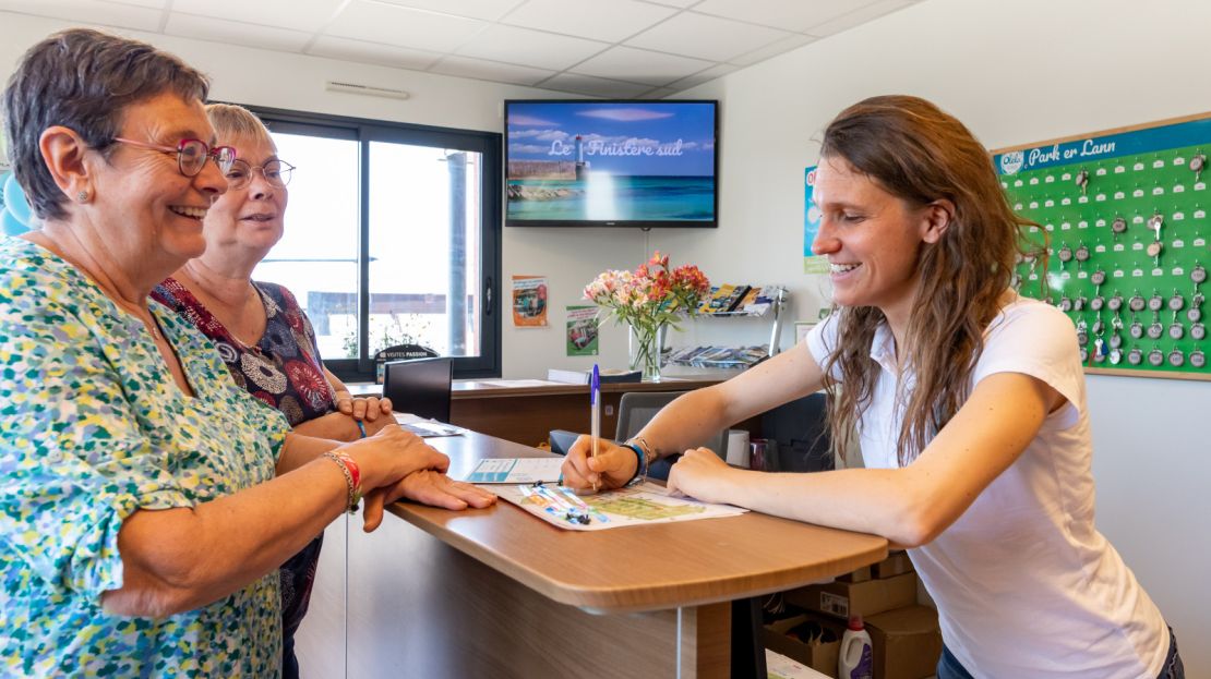 accueil-reception-camping-park-er-lann-quiberon Réception camping Park er Lann Quiberon