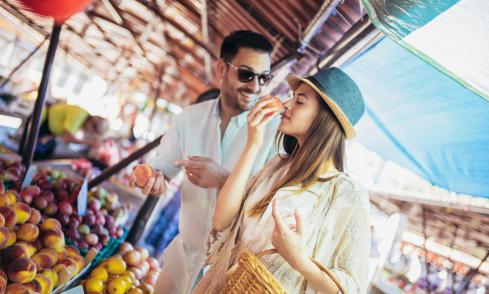 Marchés proche camping La Corniche