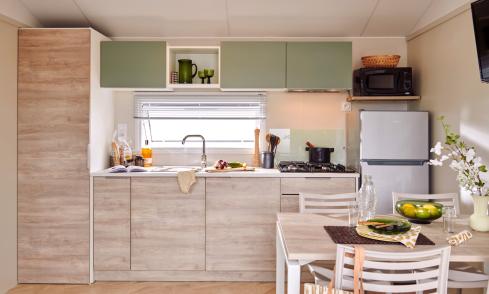 Mobil-home Clim Suite Duo camping Les Peupliers