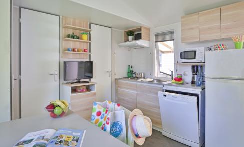 Mobil-home Famille camping Le Petit Rocher