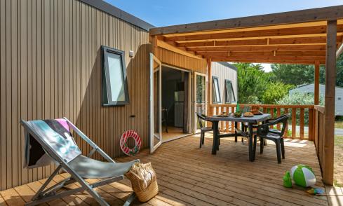 Mobil-home Famille camping Les Peupliers