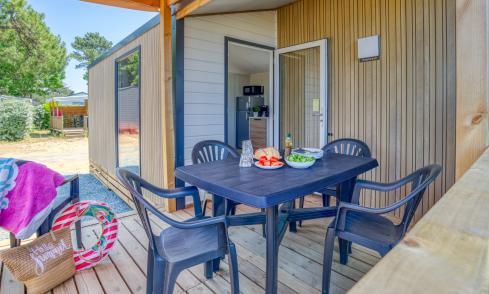 Mobil-home Loggia camping Les Peupliers