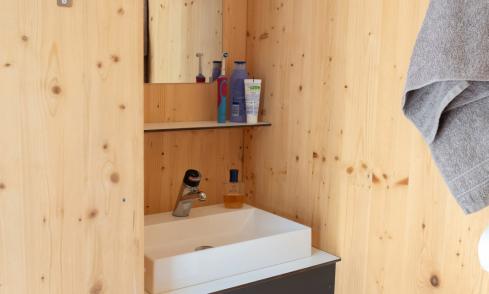 Sanitaires individuels camping La Mignardière