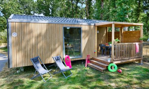 Mobil-home Loggia camping Les Chalands Fleuris